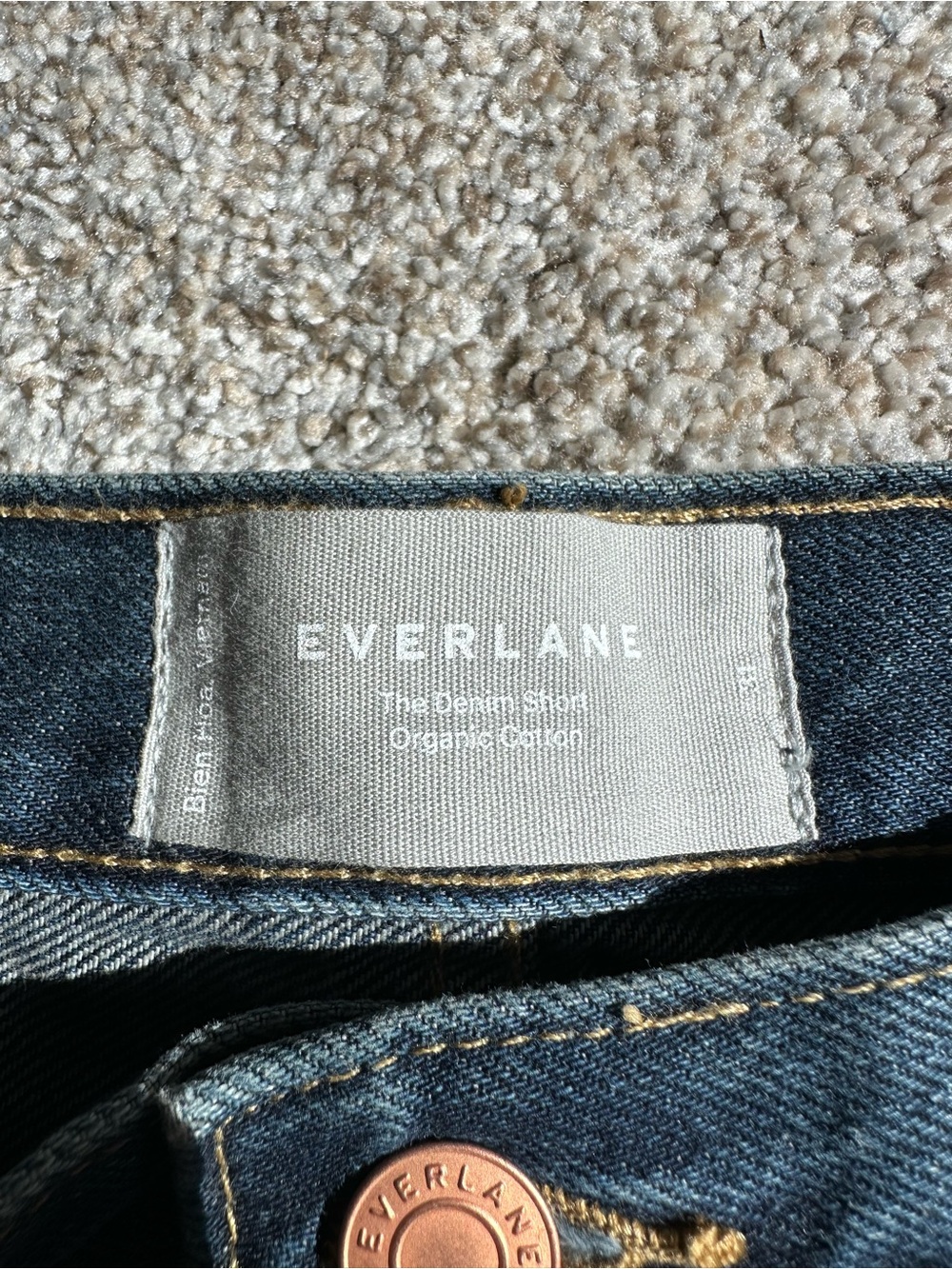Everlane Women's Dark Blue Straight Leg Jeans